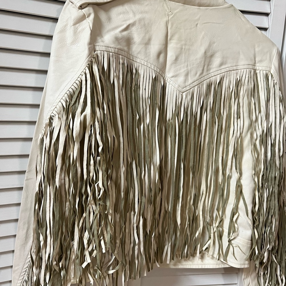Some Days Lovin “Dex” Leatherette Fringe Jacket - Picture 14 of 16